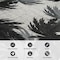 World Rug Gallery Tropical Floral Border Flatweave Indoor/Outdoor Runner Rug 2'x7' Gray 9012GRAY2X7 - alternate 6